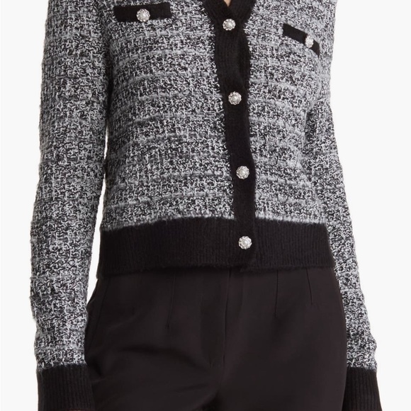 Laundry By Shelli Segal Sweaters - Laundry by Shelli Segal Bouclé Cardigan